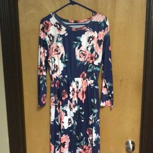 Floral maxi dress size xl